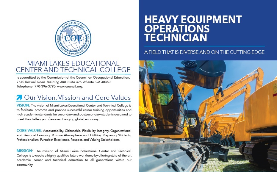 Heavy Equipment Operations Technician Brochure