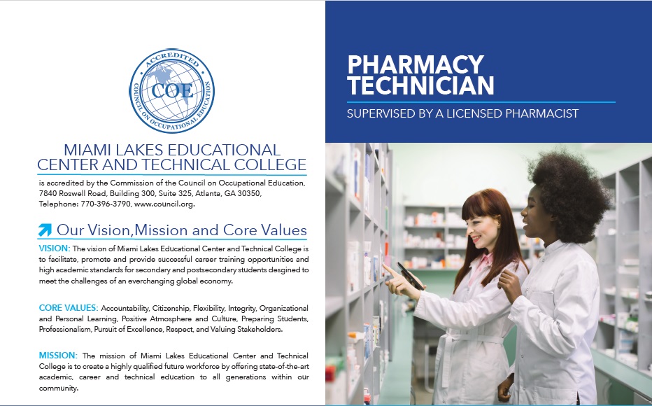 Pharmacy Technician Brochure